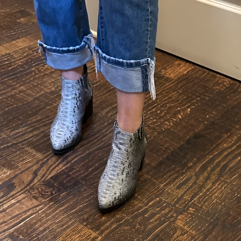 Jeffery Campbell Python Booties - Picture 8 of 8